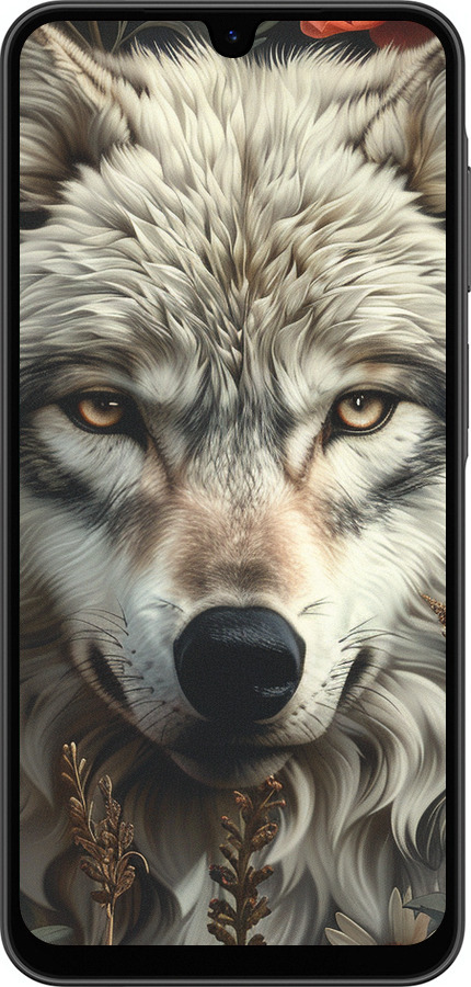 Силіконовий чехол Вовчий погляд для Samsung Galaxy A26 - 6066u-3881 изображение 