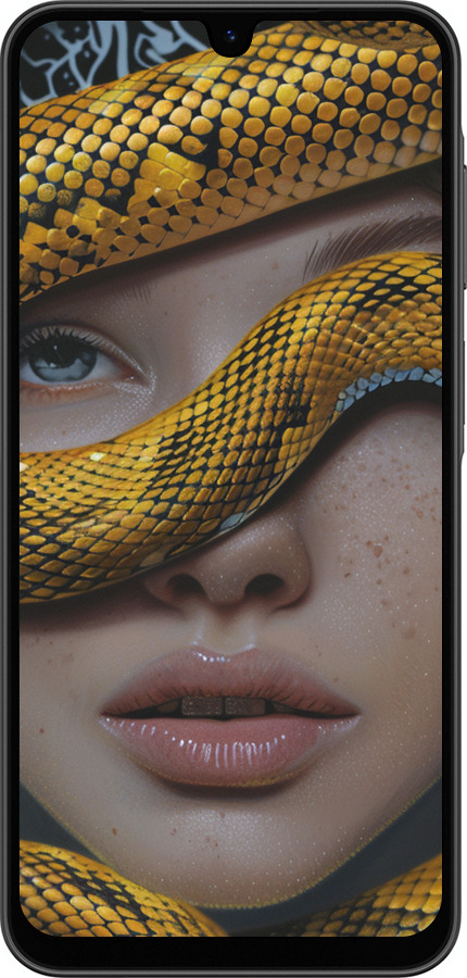 Силиконовый чехол Объятия змеи для Samsung Galaxy A26 - 6081u-3881 изображение 