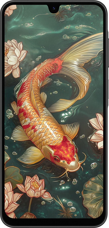 Силіконовий чехол Мелодія Лотоса для Samsung Galaxy A26 - 6106u-3881 изображение 