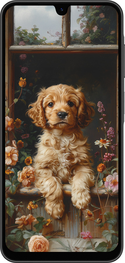 Силиконовый чехол Щенок cocker spaniel для Samsung Galaxy A26 - 6136u-3881 изображение 
