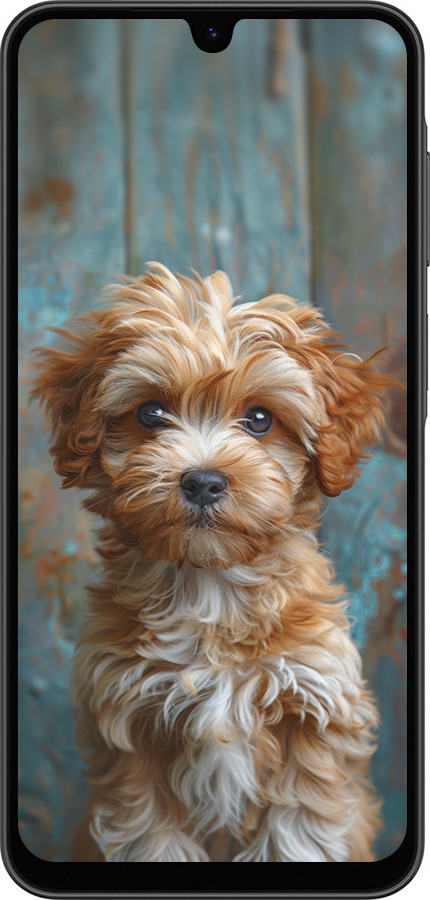 Силиконовый чехол Щенок мальтипу для Samsung Galaxy A26 - 6157u-3881 изображение 