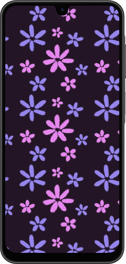 Силиконовый чехол с  цветами для Samsung Galaxy A26 - 6258u-3881 изображение 