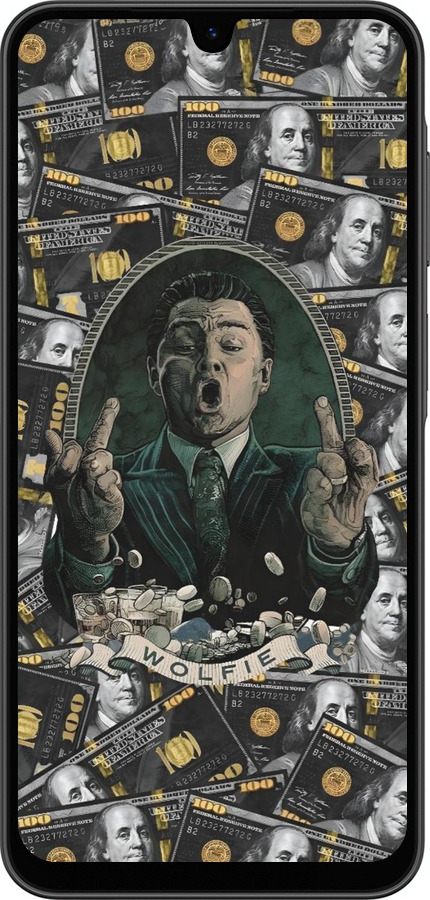 Силіконовий чехол Волк с валл стрит для Samsung Galaxy A26 - 6287u-3881 изображение 