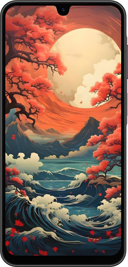 Силиконовый чехол Природа японии для Samsung Galaxy A26 - 6327u-3881 изображение 