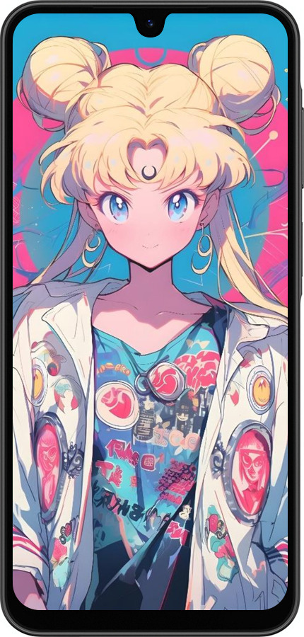 Силиконовый чехол Сейлор Мун 2 для Samsung Galaxy A26 - 6351u-3881 изображение 