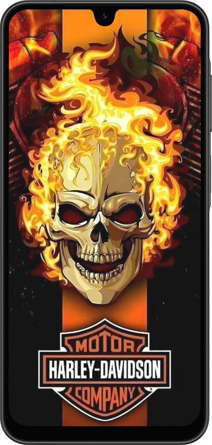 Силіконовий чехол Харлей девидсон для Samsung Galaxy A26 - 6370u-3881 изображение 