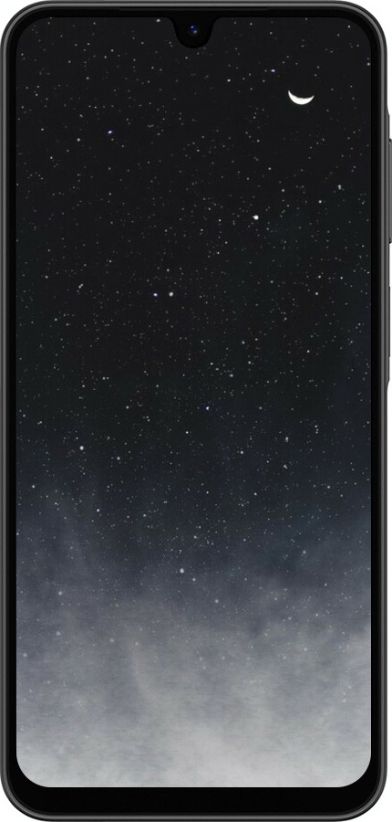 Силіконовий чехол Голубые облака, Голубая луна для Samsung Galaxy A26 - 6396u-3881 изображение 