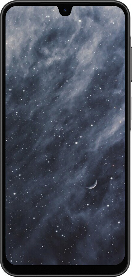 Силіконовий чехол Сині хмари, Синій місяць для Samsung Galaxy A26 - 6398u-3881 изображение 