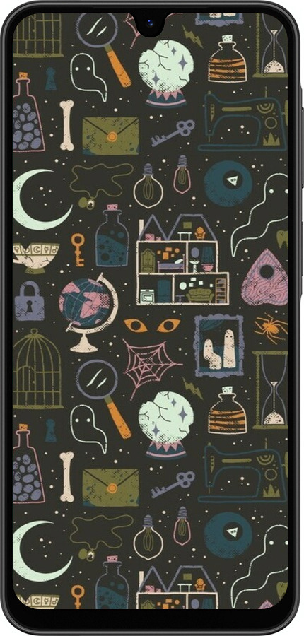 Силиконовый чехол Колдовской принт для Samsung Galaxy A26 - 6425u-3881 изображение 