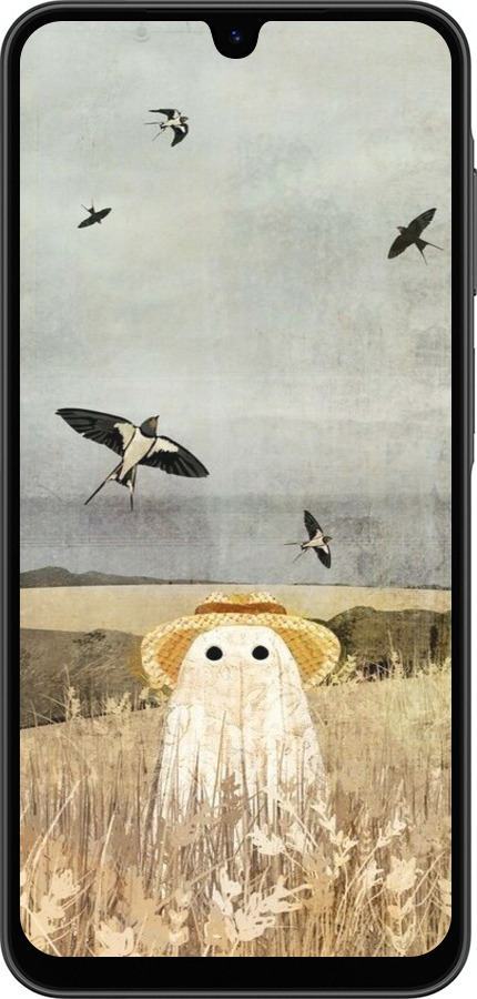 Силиконовый чехол Призрак в поле для Samsung Galaxy A26 - 6427u-3881 изображение 