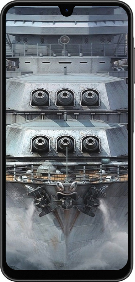 Силиконовый чехол Линкор, world of tanks, wargaming, военный корабль для Samsung Galaxy A26 - 6453u-3881 изображение 