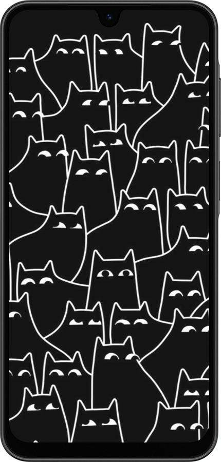 Силиконовый чехол С изображением кошек для Samsung Galaxy A26 - 6470u-3881 изображение 