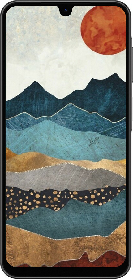 Силиконовый чехол Янтарный закат для Samsung Galaxy A26 - 6475u-3881 изображение 