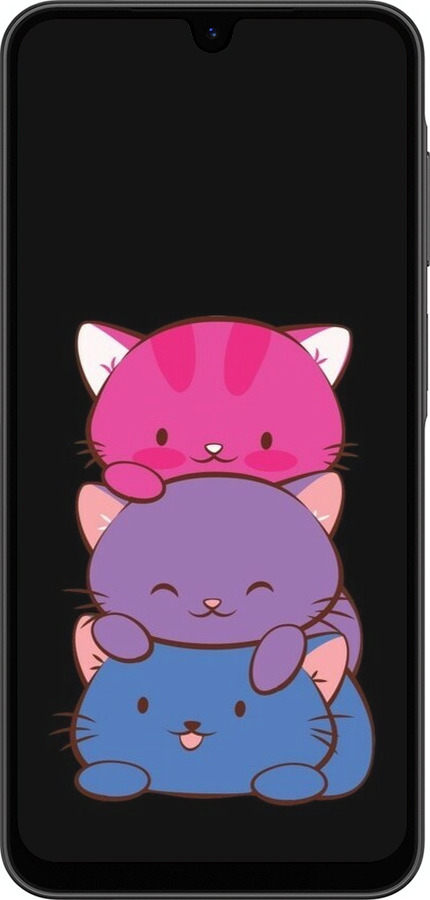 Силіконовий чехол Милі котятка для Samsung Galaxy A26 - 6518u-3881 изображение 