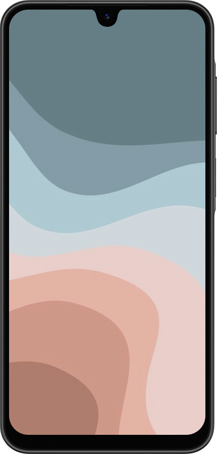 Силиконовый чехол С синими и розовыми волнами в стиле ретро для Samsung Galaxy A26 - 6532u-3881 изображение 