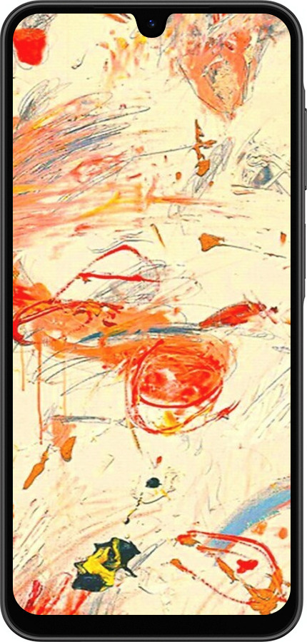 Силиконовый чехол Динамичная картина с хаотичными мазками для Samsung Galaxy A26 - 6540u-3881 изображение 