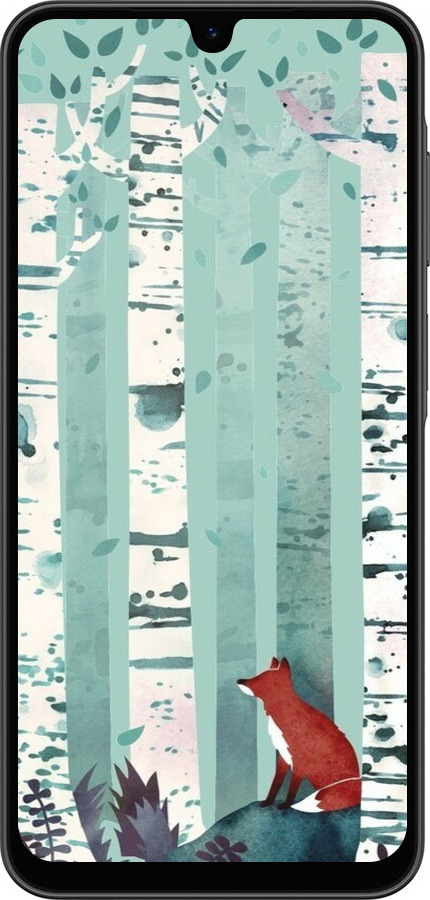 Силиконовый чехол Лис в зелёном лесу для Samsung Galaxy A26 - 6547u-3881 изображение 