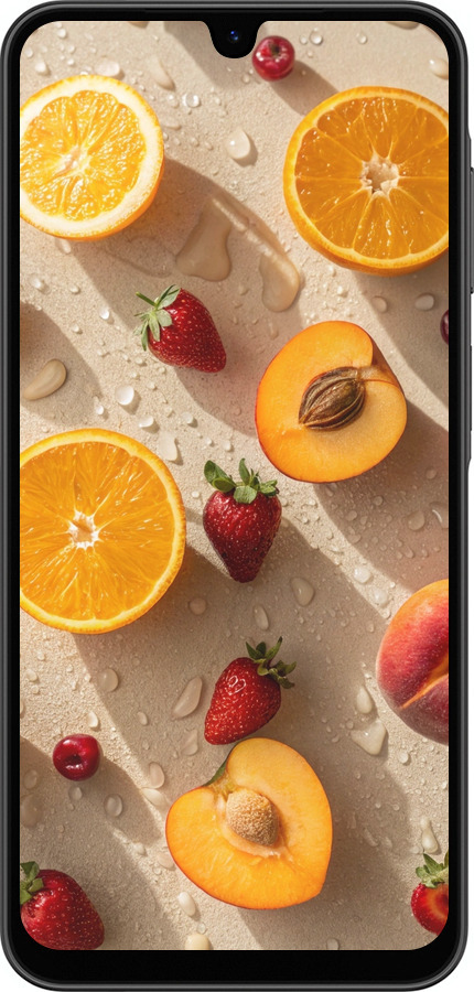 Силіконовий чехол Фрукти 3 для Samsung Galaxy A26 - 6703u-3881 изображение 