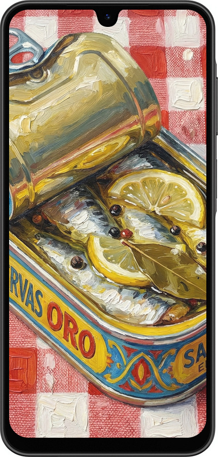 Силиконовый чехол Vintage Sardine Tin Phone для Samsung Galaxy A26 - 6772u-3881 изображение 