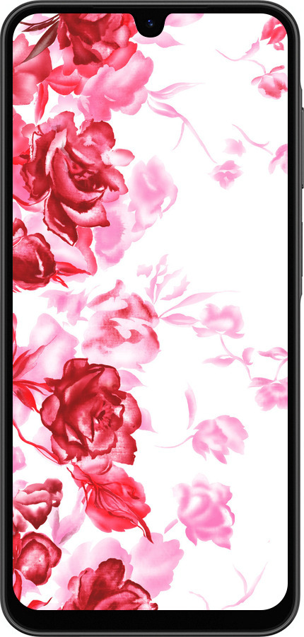 Силиконовый чехол Нарисованные розы для Samsung Galaxy A26 - 724u-3881 изображение 