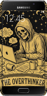 3D пластиковый матовый чехол The Overthinker для Samsung Galaxy A3 (2016) A310F - 6774m-159 изображение 
