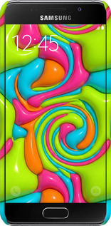 3D пластиковий матовий чехол Y2K Jelly Dream для Samsung Galaxy A3 (2016) A310F - 6780m-159 изображение 