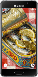 2D пластиковый чехол Vintage Sardine Tin Phone для Samsung Galaxy A3 (2016) A310F - 6772t-159 изображение 