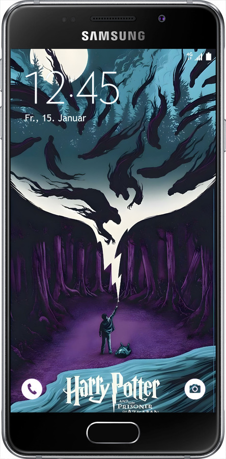 2D пластиковый чехол Гарри Поттер 2 для Samsung Galaxy A3 (2016) A310F - 6337t-159 изображение 