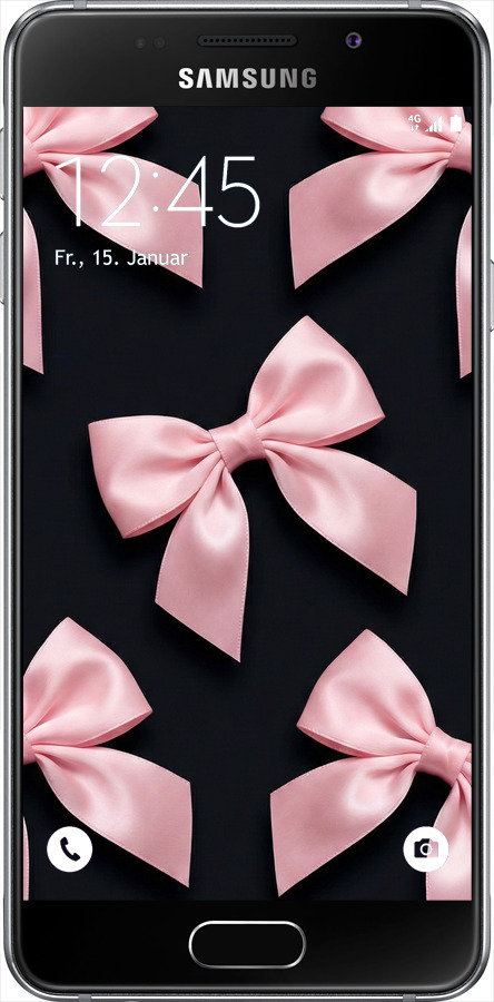 2D пластиковый чехол Coquette Ribbons Dark Coquette для Samsung Galaxy A3 (2016) A310F - 6767t-159 изображение 