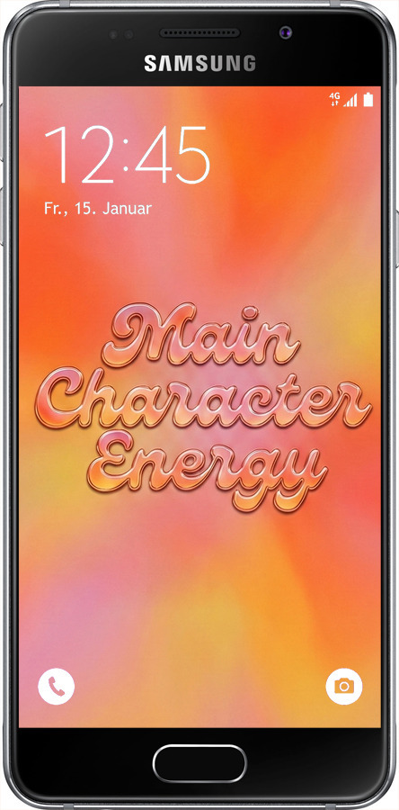 2D пластиковый чехол Aura Gradient Main Character Energy Aesthetic Y2K для Samsung Galaxy A3 (2016) A310F - 6783t-159 изображение 