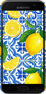 3D пластиковий матовий чехол Grocery Girl Italian Summer для Samsung Galaxy A3 (2017) - 6766m-443 изображение 