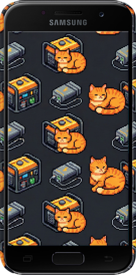 3D пластиковый матовый чехол Autonomous Zone для Samsung Galaxy A3 (2017) - 6771m-443 изображение 