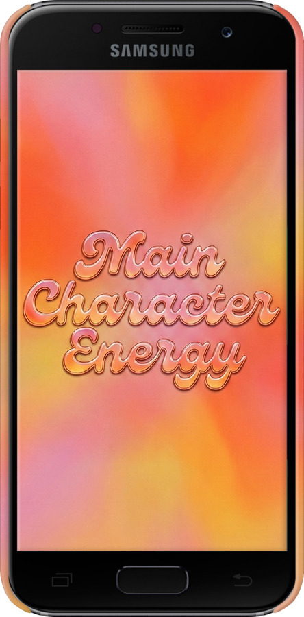 3D пластиковий матовий чехол Aura Gradient Main Character Energy Aesthetic Y2K для Samsung Galaxy A3 (2017) - 6783m-443 изображение 