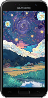 2D пластиковий чехол Креативний арт для Samsung Galaxy A3 (2017) - 6322t-443 изображение 