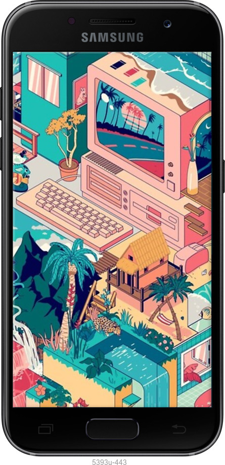2D пластиковый чехол № 5393 для Samsung Galaxy A3 (2017) - 5393t-443 изображение 