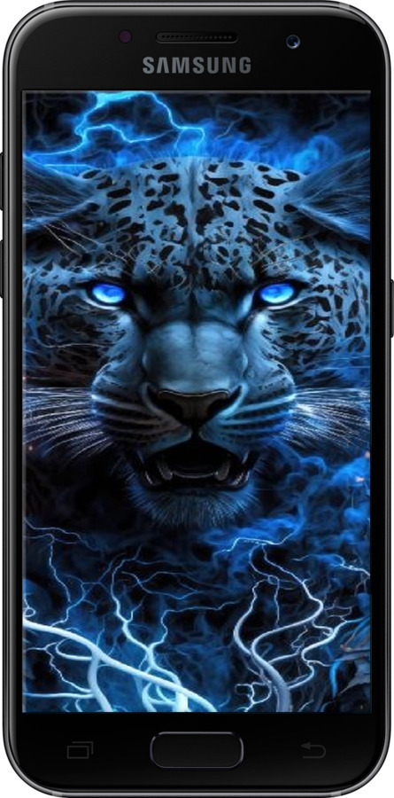 2D пластиковый чехол Ледяной леопард для Samsung Galaxy A3 (2017) - 6460t-443 изображение 