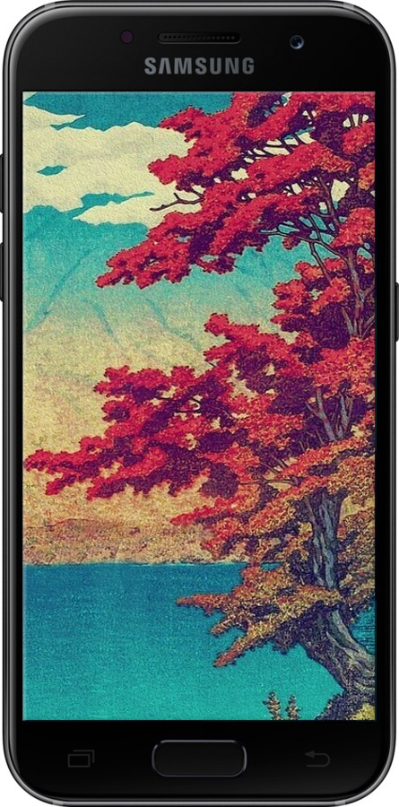 2D пластиковый чехол С изображением природы для Samsung Galaxy A3 (2017) - 6469t-443 изображение 