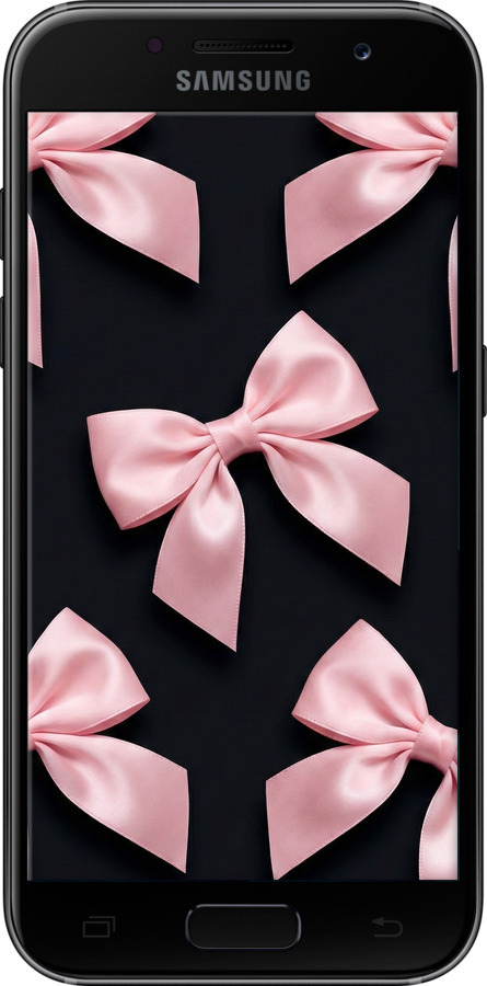 2D пластиковый чехол Coquette Ribbons Dark Coquette для Samsung Galaxy A3 (2017) - 6767t-443 изображение 