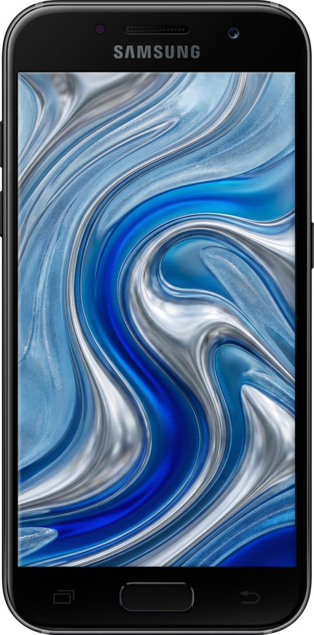 Силиконовый чехол Liquid Chrome для Samsung Galaxy A3 (2017) - 6781u-443 изображение 