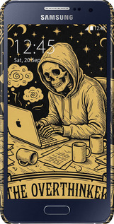 3D пластиковий матовий чехол The Overthinker для Samsung Galaxy A3 A300H - 6774m-72 изображение 