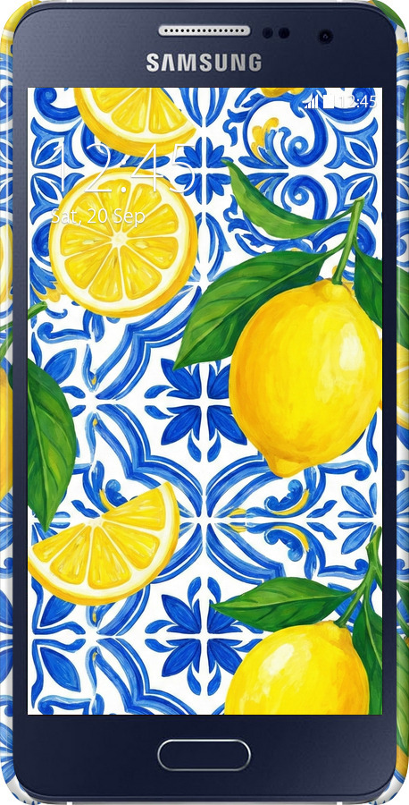 3D пластиковый матовый чехол Grocery Girl Italian Summer для Samsung Galaxy A3 A300H - 6766m-72 изображение 