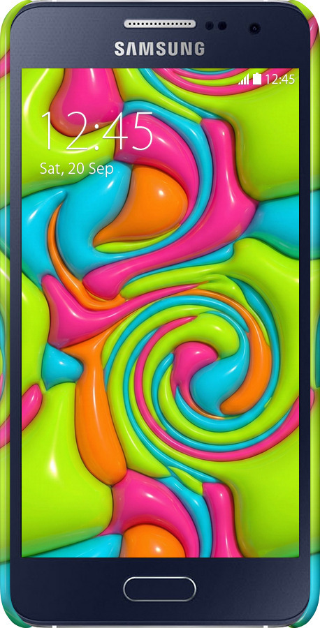 3D пластиковий матовий чехол Y2K Jelly Dream для Samsung Galaxy A3 A300H - 6780m-72 изображение 