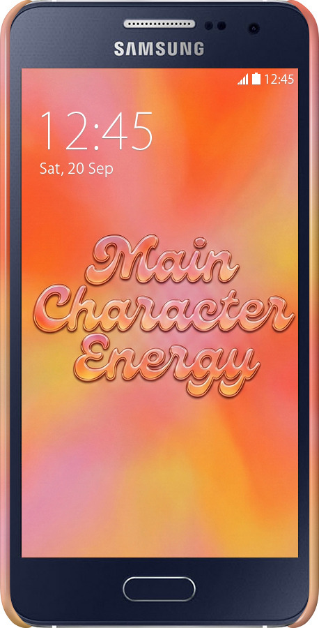 3D пластиковый матовый чехол Aura Gradient Main Character Energy Aesthetic Y2K для Samsung Galaxy A3 A300H - 6783m-72 изображение 