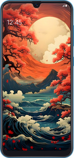 TPU чехол Природа японии для Samsung Galaxy A30 2019 A305F - 6327b-1670 изображение 