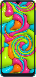 3D пластиковый матовый чехол Y2K Jelly Dream для Samsung Galaxy A20 2019 A205F - 6780m-1761 изображение 