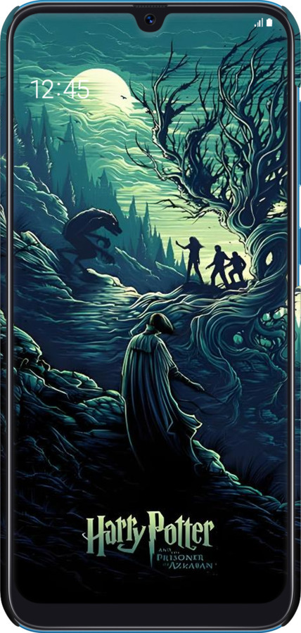 3D пластиковый матовый чехол Гарри Поттер 3 для Samsung Galaxy A20 2019 A205F - 6338m-1761 изображение 