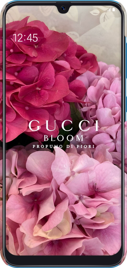 3D пластиковий матовий чехол Гучи для Samsung Galaxy A20 2019 A205F - 6341m-1761 изображение 