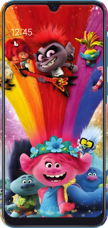 3D пластиковый матовый чехол Троли для Samsung Galaxy A30 2019 A305F - 6343m-1670 изображение 