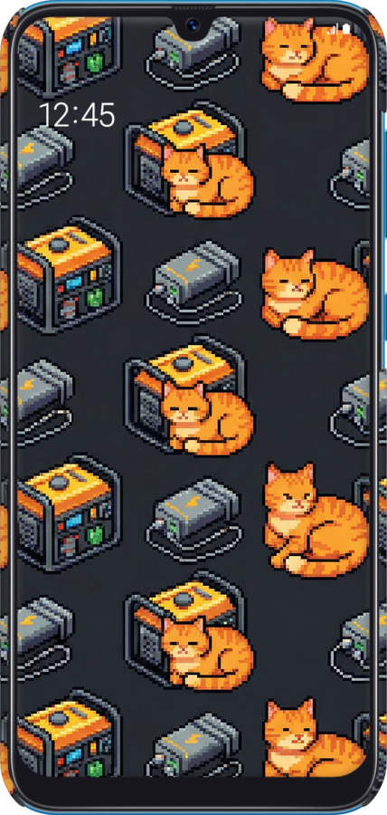 3D пластиковый матовый чехол Autonomous Zone для Samsung Galaxy A20 2019 A205F - 6771m-1761 изображение 