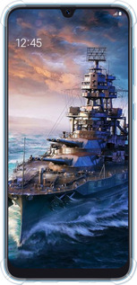 Силикон с усиленными углами чехол Военный корабль, world of tanks, wargaming для Samsung Galaxy A20 2019 A205F - 6461sp-1761 изображение 